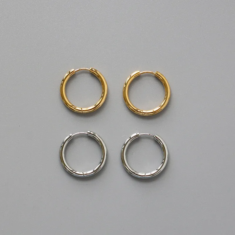 Top sales classic hoops 8/10/12/15/25mm