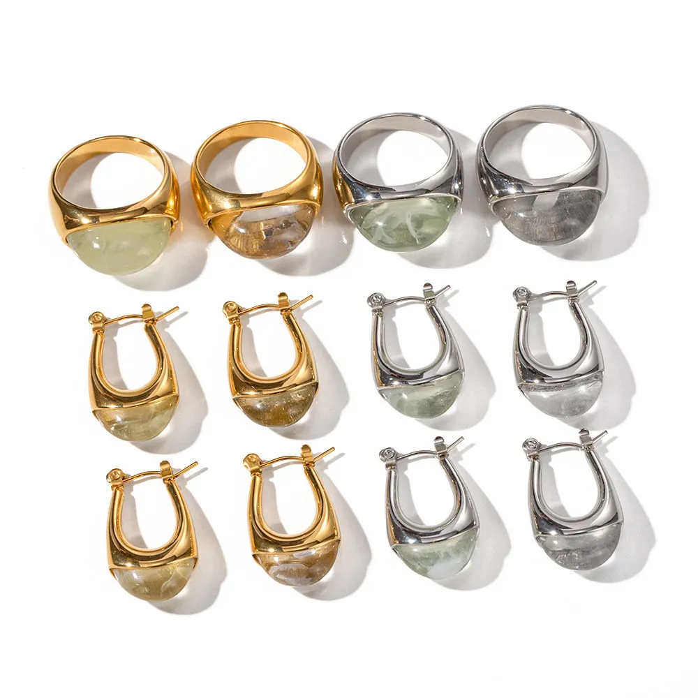 316L hypoallergenic stainless steel earrings