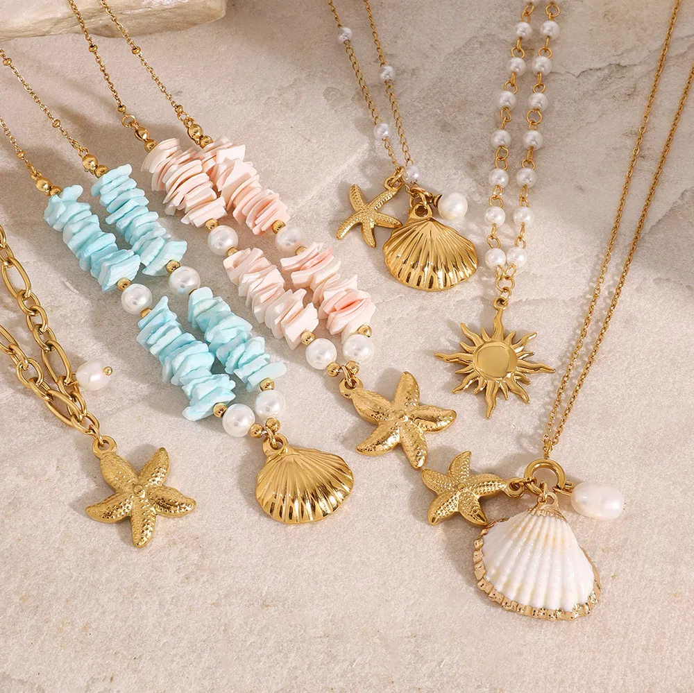 Ocean-Inspired & Organic Textures stainless steel jewelry