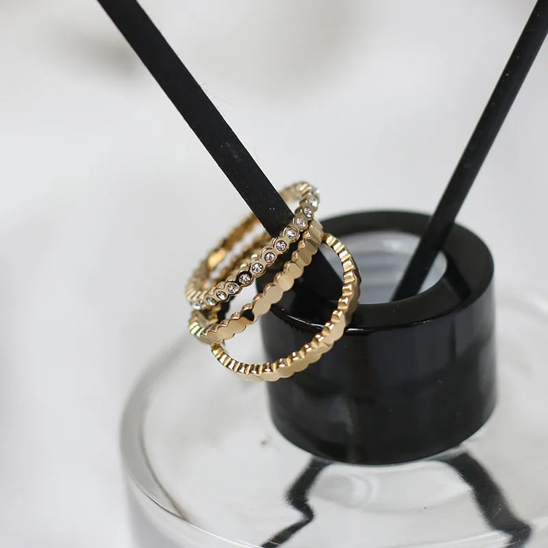 triple set ring