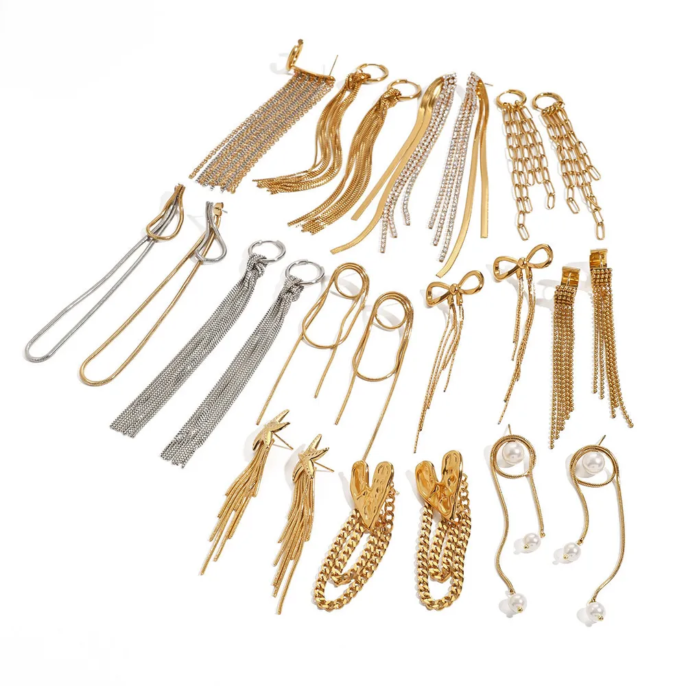 316L hypoallergenic stainless steel earrings
