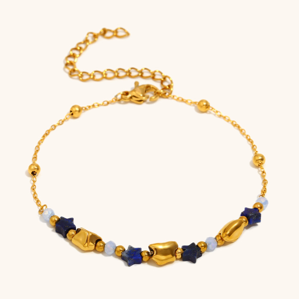 Elegant Beaded Star Bracelet – Unique, Chic, and Timeless