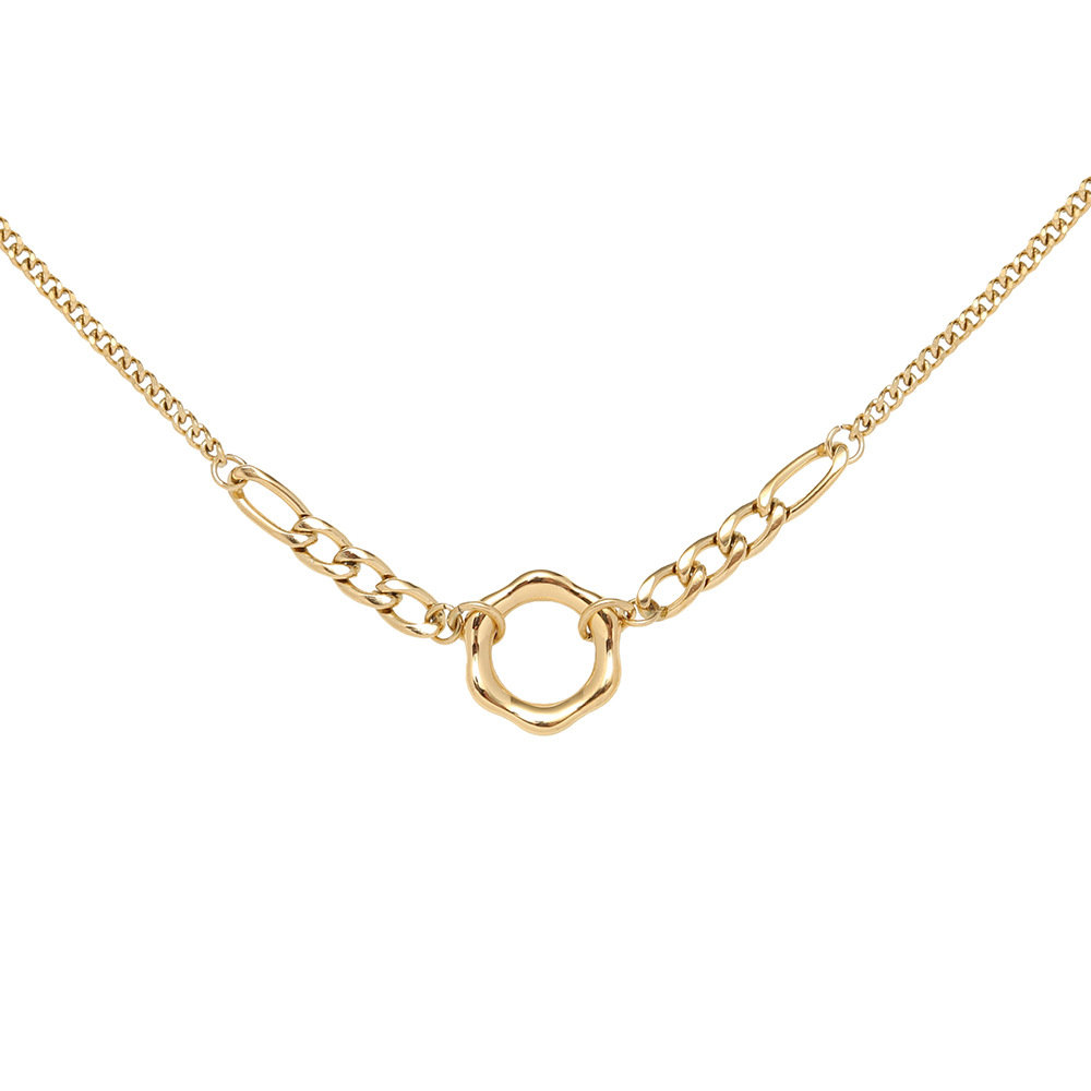 ocean wave ring necklace
