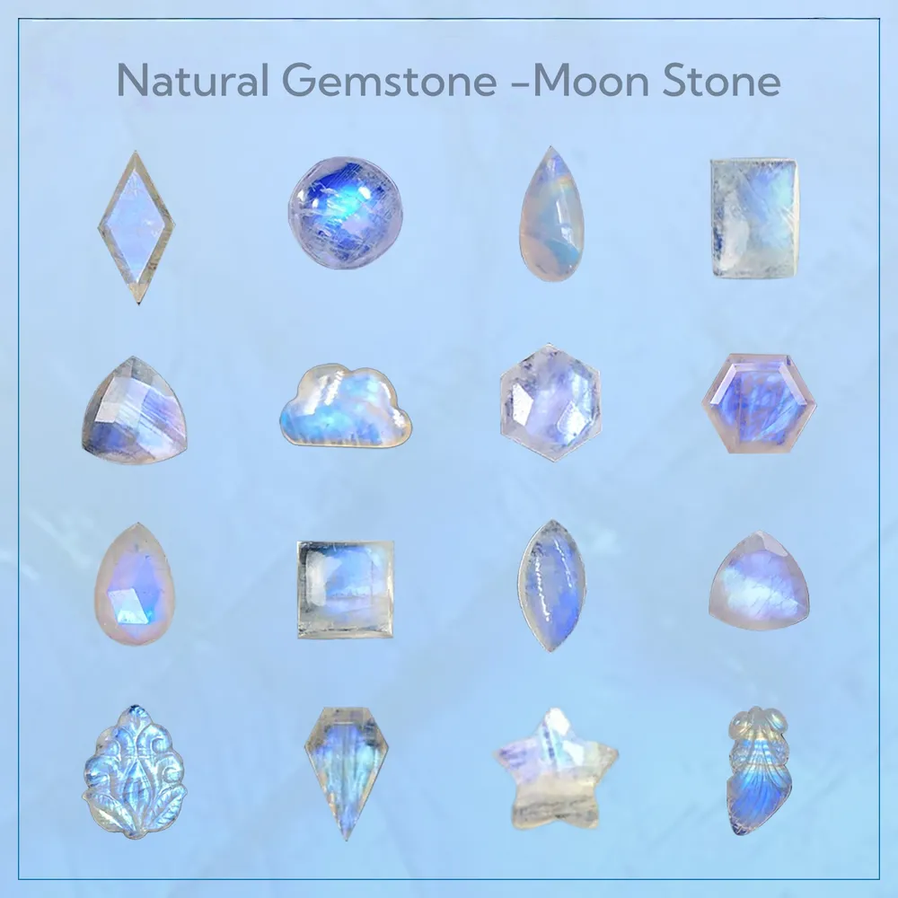 Pure natural gemstone compatibility guide compiled by a stainless steel gemstone jewelry manufacturer