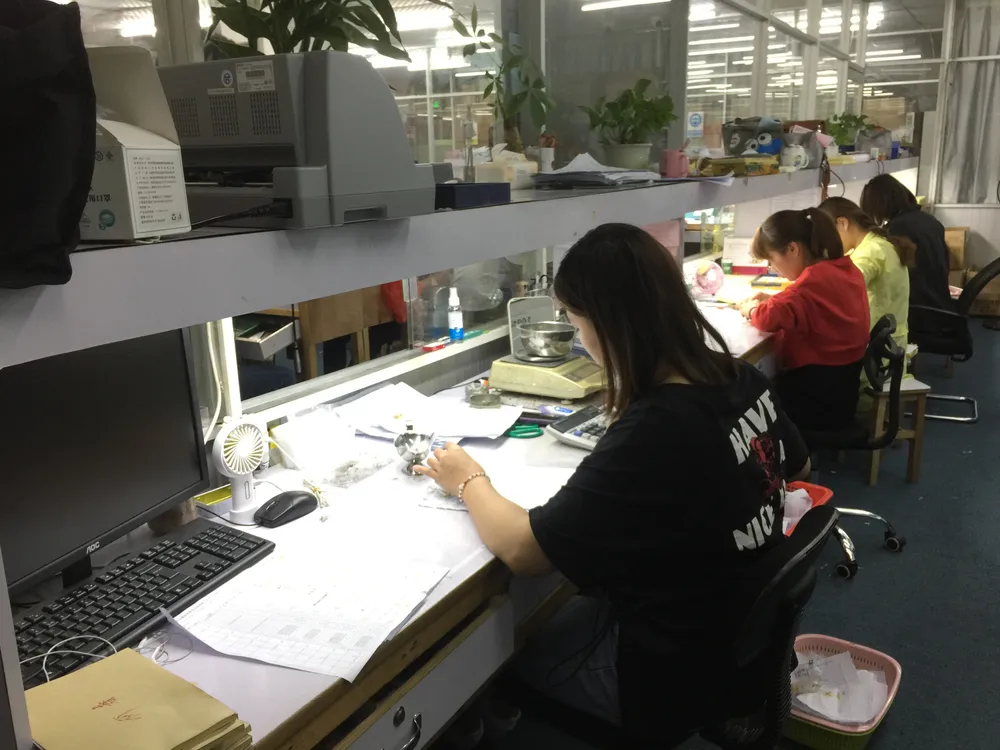 Precision setting process for durable pearl stainless steel jewelry