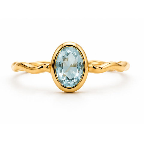Custom Adjustable Oval Natural Gemstone Ring | 316L Stainless Steel OEM Manufact