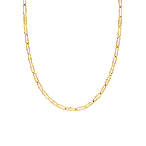 Firwork paper clip dainty necklace