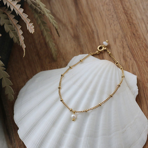 tiny pearl bead bracelet