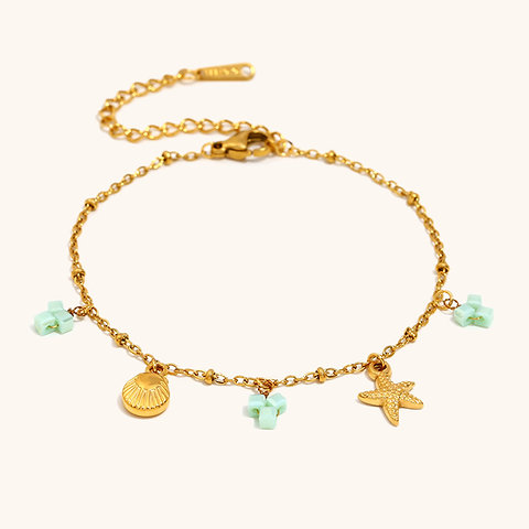 Elegant Starfish Bracelet - Fresh, Chic, and Unique with PVD Gold Plating