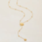 縮圖：Modern minimalist sun pendant necklace