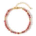 縮圖：Customizable Natural Stone Beaded Bracelet – Stainless Steel Core | 16+5cm Adjus