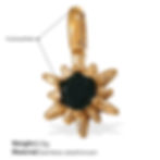 縮圖：Geometric Gemstone Pendant Charms – DIY Jewelry Collection