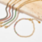 Mini zirconia dainty bracelet in six color to choose