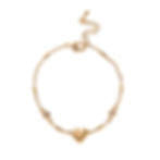 縮圖：Adjustable Heart sun sta Charm Bracelet – 18K Gold Vacuum-Plated Stainless Steel