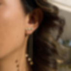 縮圖：Waterproof stainless steel movement tassel earrings styled in natural sunlight fashion jewelry for everyday wea