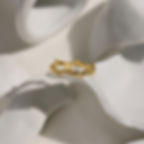 縮圖：set of 3 rings branch ring dots ring and hammer ring