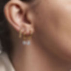 Thumbnail: drops cubic zirconia dots cubic zirconia changeable pendant earrings