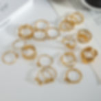 縮圖：316 L Steel Stackable Ring Set for Women | Custom Stainless Steel Jewelry