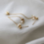 縮圖：Naughty pearl fringe earrings