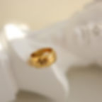 縮圖：hammer texture chunky ring