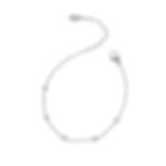 Silver Starry CZ Bracelet – Stainless Steel | Custom Logo Available