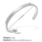 縮圖：Ocean Zircon Open Cuff Bracelet – Statement Jewelry Collection