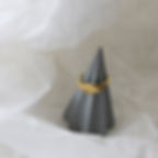 縮圖：stainless steel rhombus signet ring