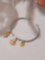 縮圖：Stainless Steel Ocean Charm Cuff Bracelet Shell and Octopus Jewelry Wholesale