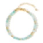 縮圖：Customizable Natural Stone Beaded Bracelet – Stainless Steel Core | 16+5cm Adjus